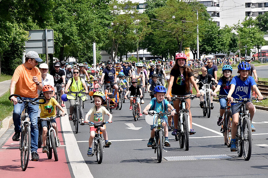 Kidical Mass in Nürnberg 2023